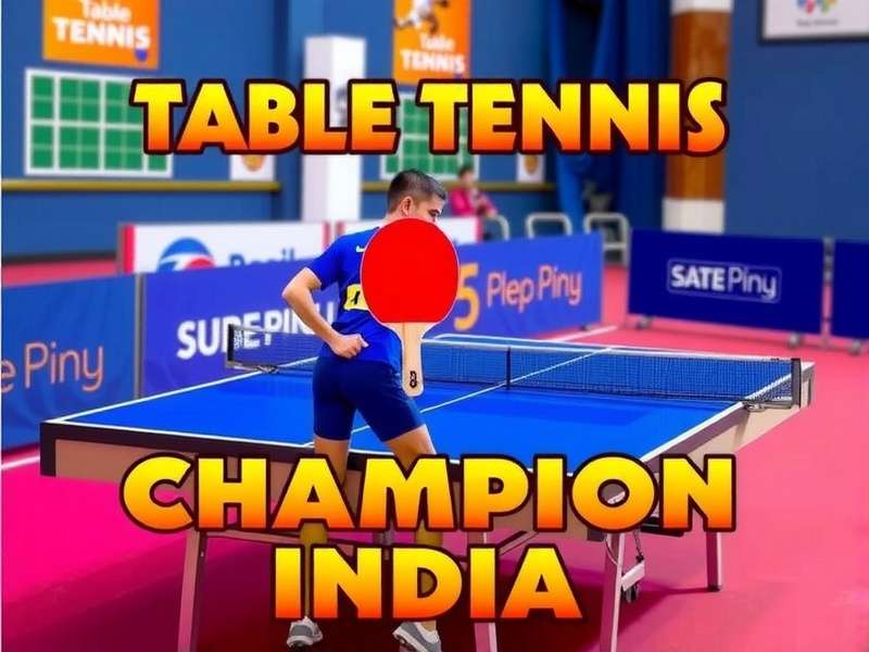 Table Tennis Champion India Game Cover Table Tennis Champion India Game Cover